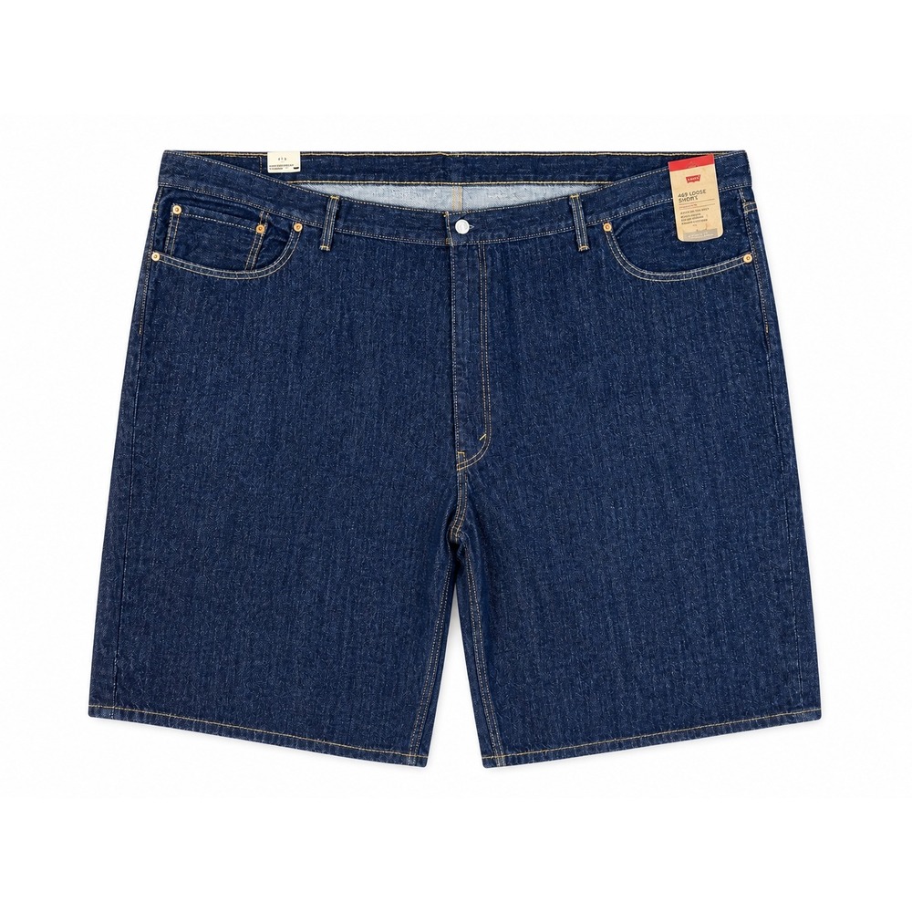 Levis 469 Loose‎ Shorts Mens 54 Dark Wash Denim Baggy Relaxed NWT